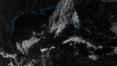 GOES visible imagery