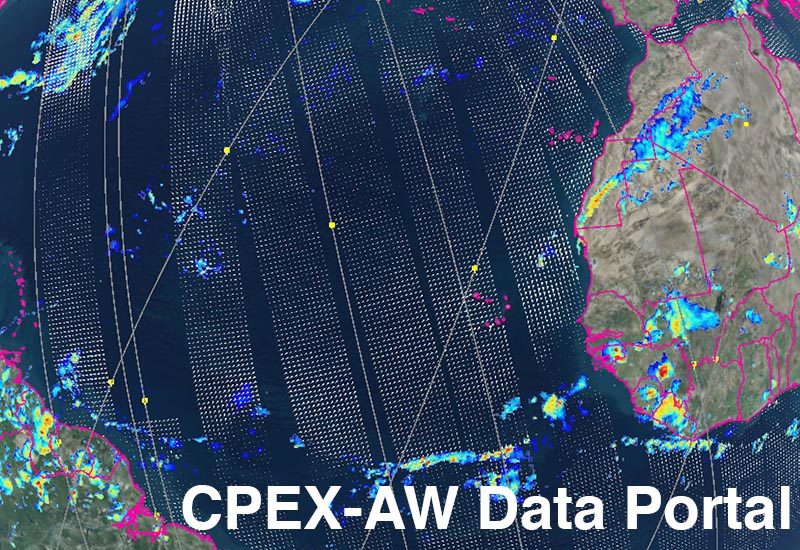 CPEX-AW Data Portal view